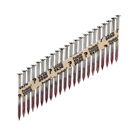 Collated Metal Connector Nail, 2-1/2 in L, Not Applicable, Brite, Flat Head, Straight, 2500 PK MPN:650027