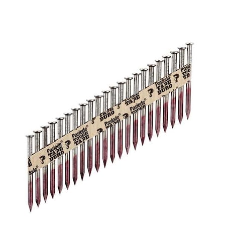 Collated Metal Connector Nail, 2-1/2 in L, Not Applicable, Brite, Flat Head, Straight, 2000 PK MPN:650028