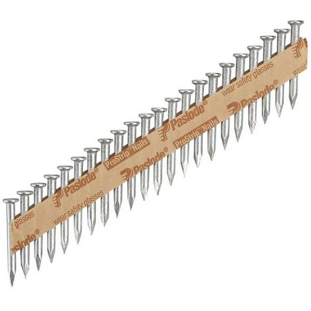 Collated Metal Connector Nail, 1-1/2 in L, Not Applicable, Galvanized, Flat Head, Straight, 500 PK MPN:650481