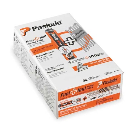 Collated Framing Nail, 3 in L, Not Applicable, Bright, Offset Round Head, 30 Degrees, 1000 PK MPN:650524