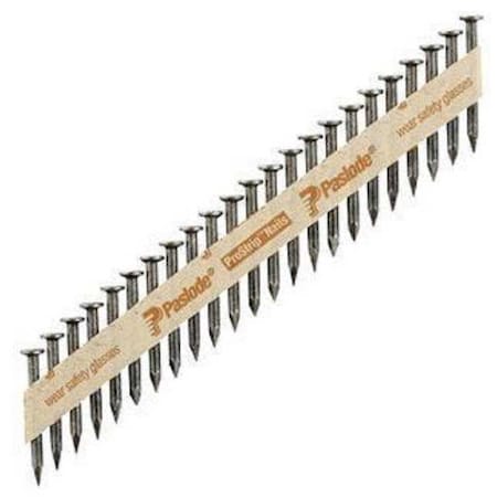 Collated Metal Connector Nail, 1-1/2 in L, Not Applicable, Brite, Flat Head, Straight, 1000 PK MPN:650645