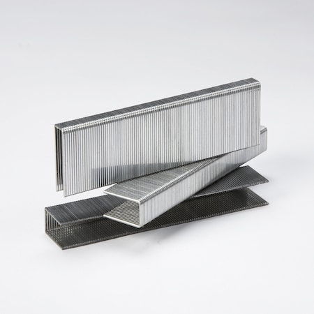 Staples, 16 ga, Wide Crown, 1-3/4 in Leg L, Steel, 9000 PK MPN:650098