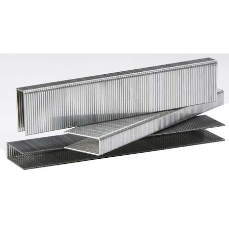 Staples, 16 ga, Wide Crown, 1-1/2 in Leg L, Steel, 10500 PK MPN:OT2855