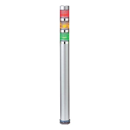 Tower Light Assembly, 24V DC, 1 in Dia., 300 mm Height MPN:ME-302A-RYG