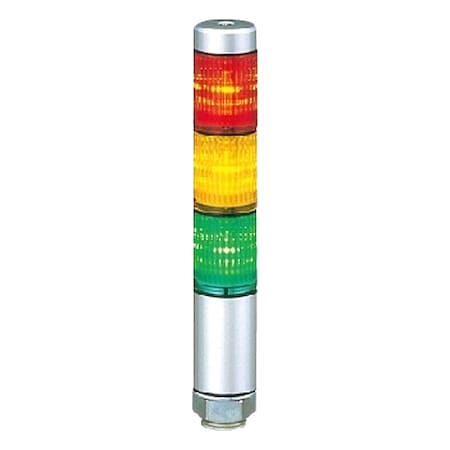 LED Signal Tower, 24V AC/DC, 1 1/4 in Dia., 160 mm Height MPN:MPS-302-RYG