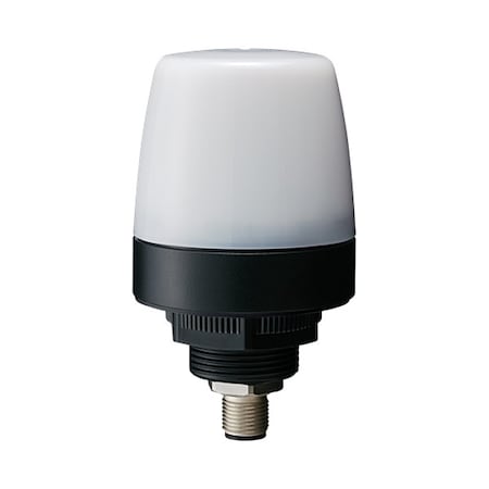 Warning Light, Amber, Blue, Cyan, Green, Purple, Red, White, LED, 12 to 24V DC, 2 3/16 in Dia. MPN:NE-M1ACNN-M+FB295