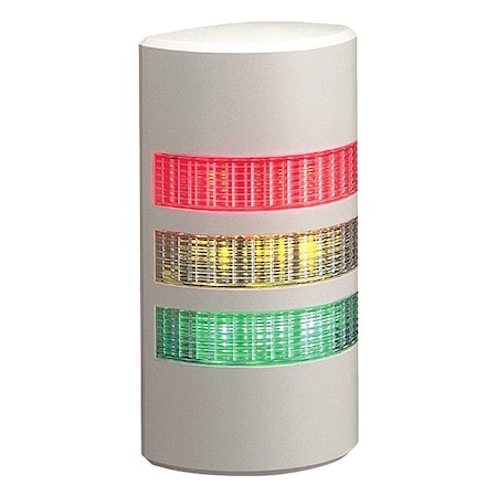 LED Signal Tower, 24V AC/DC, Not Applicable FPM, 37 1/2 mm Dia. MPN:WEP-302-RYG