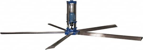 24' Blade 400,867 CFM High Performance Industrial Ceiling Fan MPN:H5F24A-220-2HP