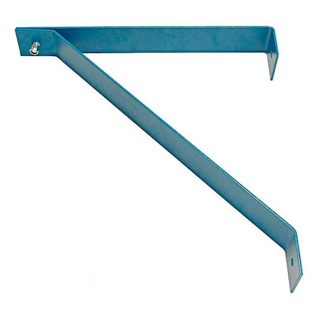 Mounting Bracket For Fan, Wall, Powder Coated, Steel, Blue MPN:CW BLUE