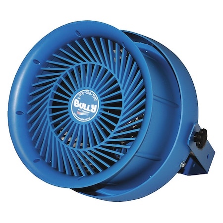 High Velocity Industrial Fan, Ceiling, Wall Mount, 10 in Blade Dia, 115V, 2, 470 cfm MPN:F10A