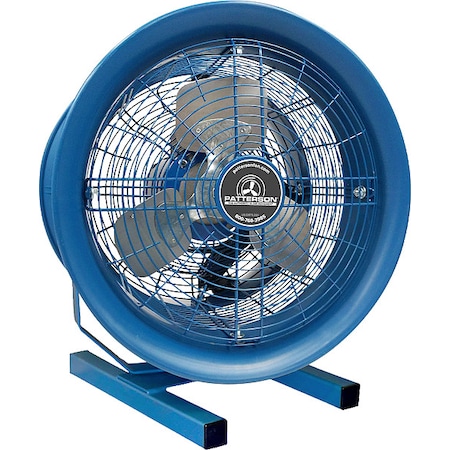 High Velocity Industrial Fan, Pedestal Mount, 34 in Blade Dia, 208 to 230/460V, 17, 000 cfm MPN:H34B-PB