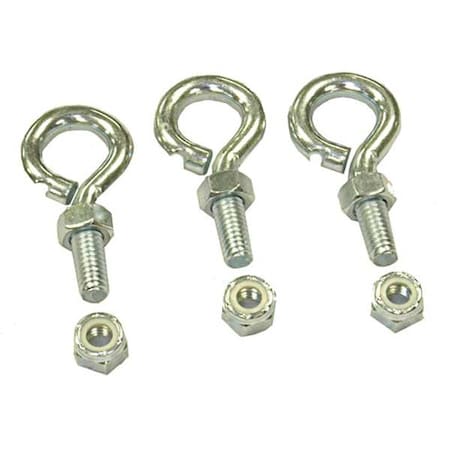 Suspension Bolts, Steel, Silver, PK3 MPN:HV KIT