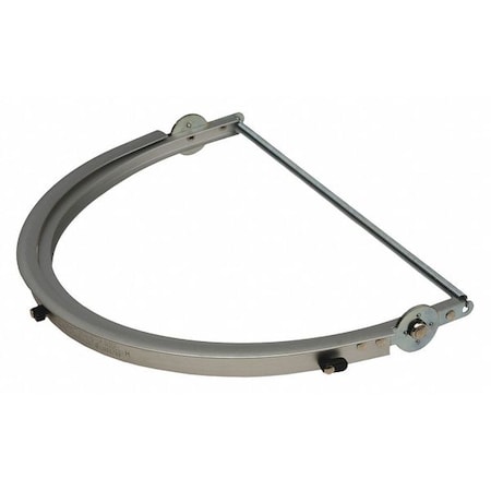 Helmet Bracket, Full Brim, Alum, Silver MPN:CB12-HA