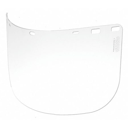 Faceshield, Hi Temp, Clear, Poly, 15