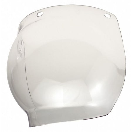 Faceshield, Bubble, Clear, Anti Fog, .060