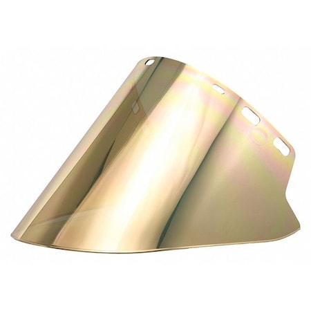 Faceshield, Metalized, Gold/Clr, Poly MPN:IM20-GHC6F