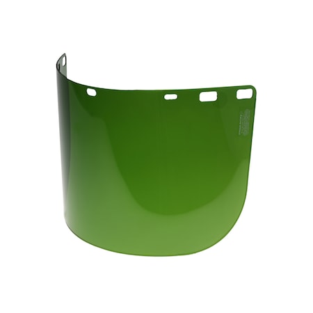 Faceshield, High Temp, Drk Green, Poly, 15