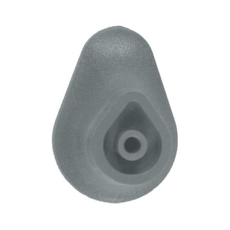 Bracket, Silver Gray, Vinyl, 3 1/2 in H MPN:BR-107-0-210