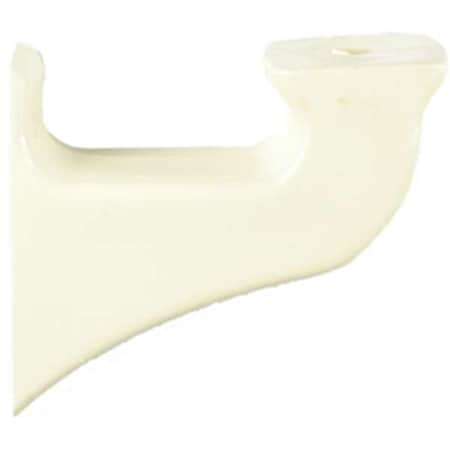 Bracket, Ivory, Vinyl, 2 5/8 in H MPN:BR-1206-0-2