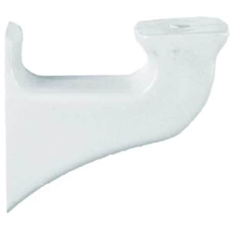 Bracket, Silver Gray, Vinyl, 2 5/8 in H MPN:BR-1206-0-210