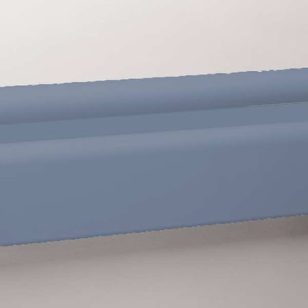 3 pc., Wall Rail, Vinyl, Windor Blue, 144In MPN:BR-400V-12-265