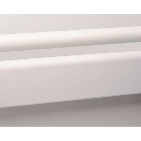 3 pc., Wall Rail, Vinyl, Linen White, 144In MPN:BR-400V-12-301