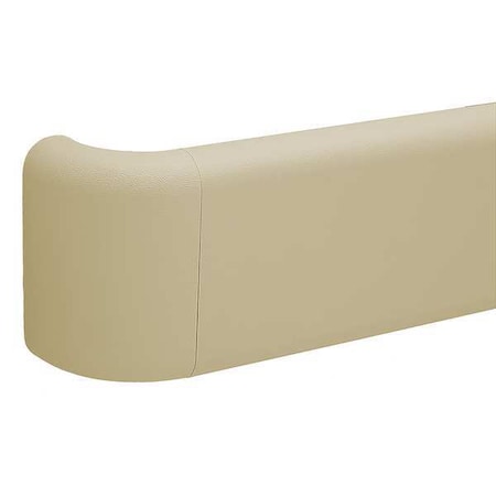 Handrail, Tan, PETG, 5 1/2 in H, 12 ft L MPN:BR-500P-12-3
