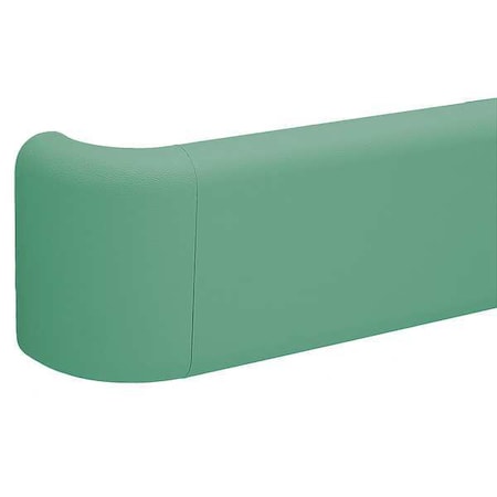 Handrail, Teal, PETG, 5 1/2 in H, 12 ft L MPN:BR-500P-12-377