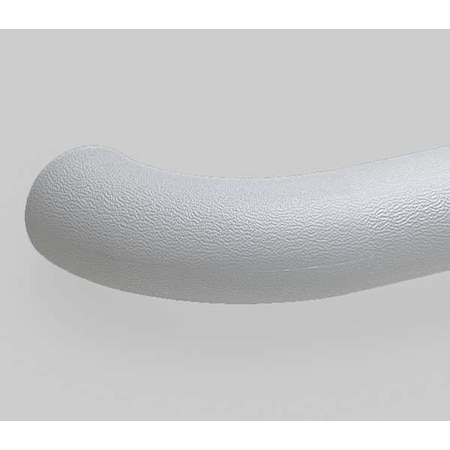Handrail Return, Left, Linen White, Vinyl MPN:BRL-1225-0-301