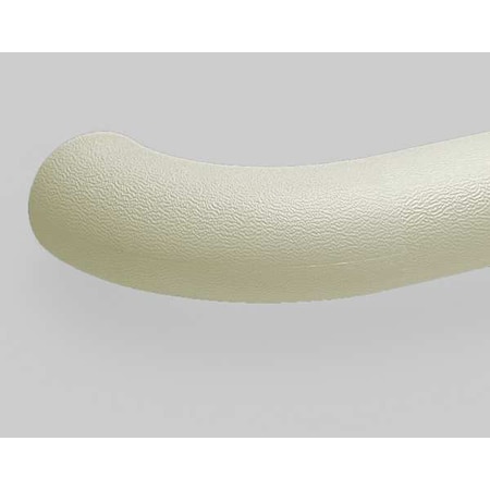 Handrail Return, Left, Eggshell, Vinyl MPN:BRL-1225-0-370