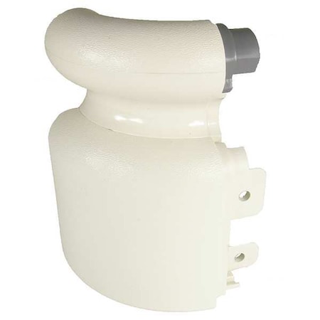 Left Handrail Return, Ivory, 3-1/8In. MPN:BRL-425V-0-2