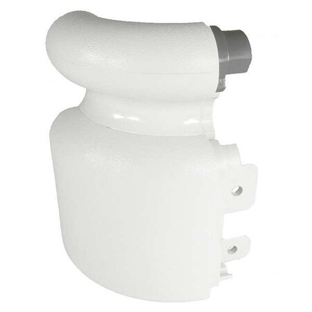 Left Handrail Return, Silver Gray, 3-1/8In MPN:BRL-425V-0-210