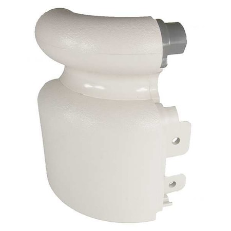 Left Handrail Return, Champagne, 3-1/8In. MPN:BRL-425V-0-313