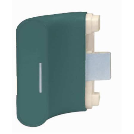 Handrail Return, Left, Teal, Vinyl MPN:BRL-535-0-377