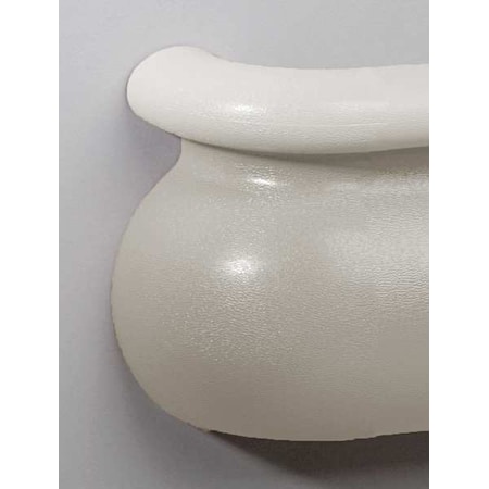 Lft Handrail Return, Linen White, 3-3/16In MPN:BRL-625-0-301