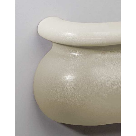 Left Handrail Return, Eggshell, 3-3/16In. MPN:BRL-625-0-370