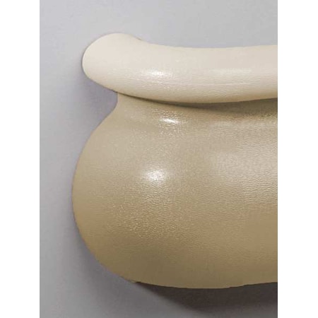 Left Handrail Return, Ivory, 3-3/16In. MPN:BRL-625S-0-2