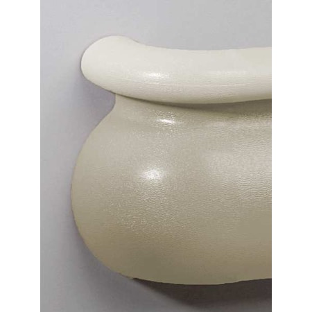 Left Handrail Return, Eggshell, 3-3/16In. MPN:BRL-625S-0-370