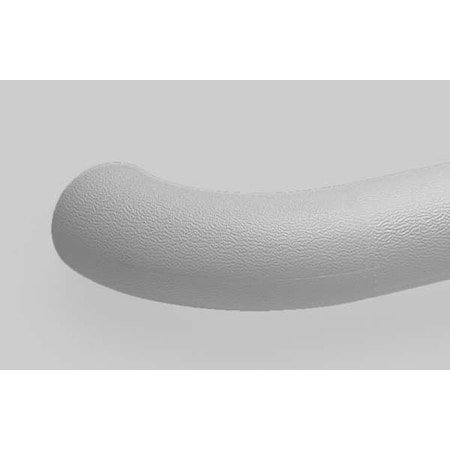 Handrail Return, Right, Silver Gray, Vinyl MPN:BRR-1225-0-210