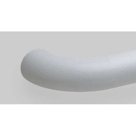 Handrail Return, Right, Linen White, Vinyl MPN:BRR-1225-0-301