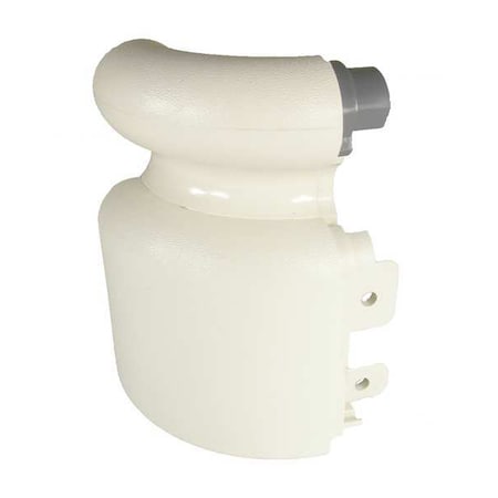 Handrail Return, Right, Ivory, Vinyl MPN:BRR-425V-0-2