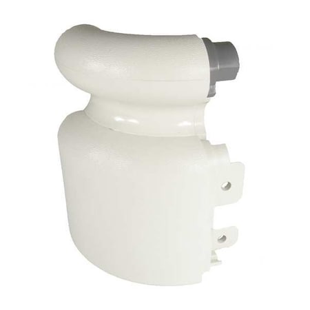 Handrail Return, Right, Eggshell, Vinyl MPN:BRR-425V-0-370