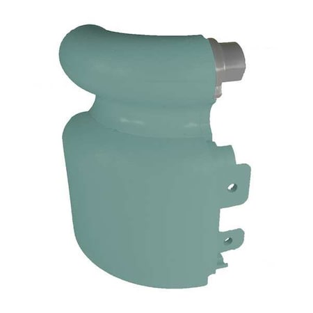 Handrail Return, Right, Teal, Vinyl MPN:BRR-425V-0-377
