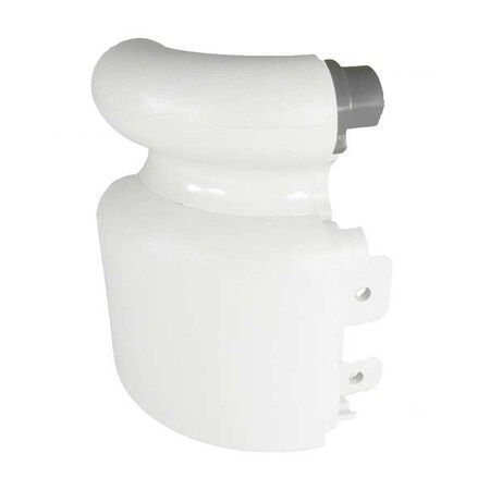 Handrail Return, Right, Linen White, Vinyl MPN:BRR-425VS-0-301