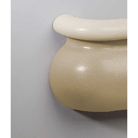Handrail Return, Right, Ivory, Vinyl MPN:BRR-625-0-2