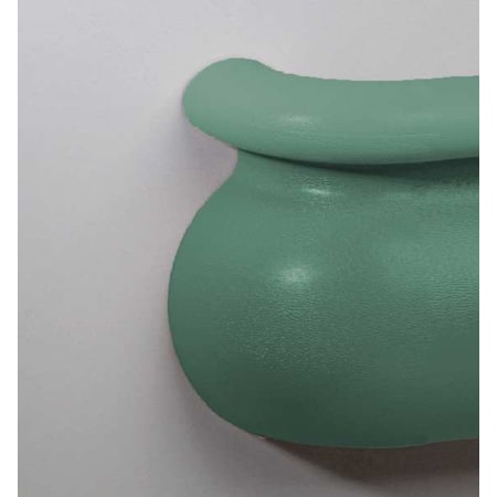 Handrail Return, Right, Teal, Vinyl MPN:BRR-625-0-377