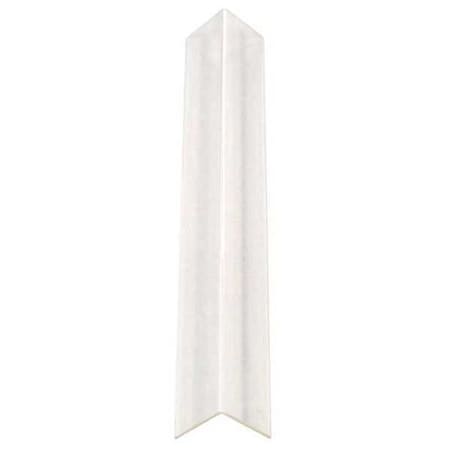 Corner Guard, Smooth, Clear, 90 Deg., 1-1/8