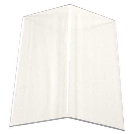 Corner Guard, Smooth, Clear, 135 Deg., 2-1/2