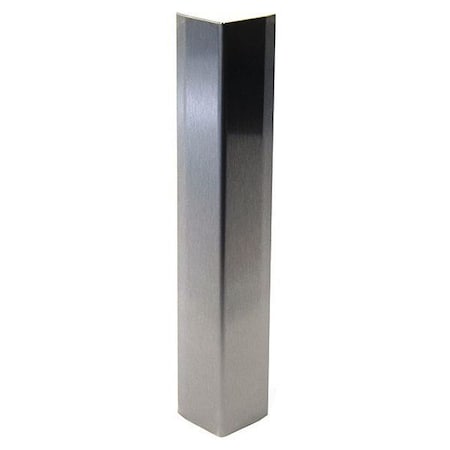 Corner Guard, Stainless, Stainless, 3-1/2