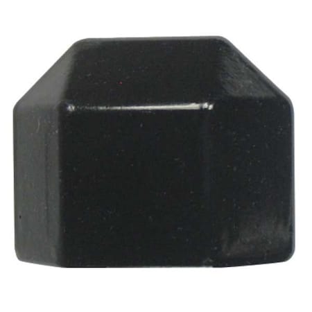 End Cap, Plastic, Black, 1 3/4 in L MPN:EB-16-0-1